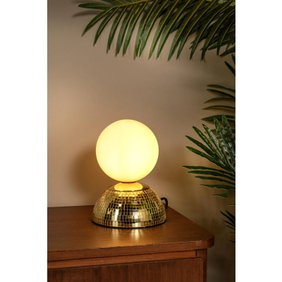 GLITZER Lampa stołowa – Złota – D14 – 1xG9 – 5W – Szkło 10527/01/10 Lucide